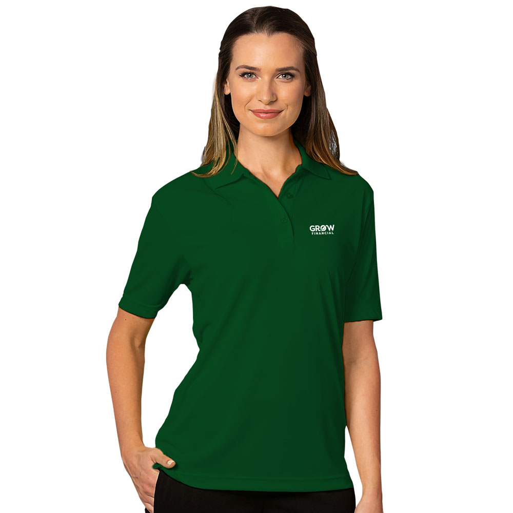 LADIES WICKING SHORT SLEEVE POLO