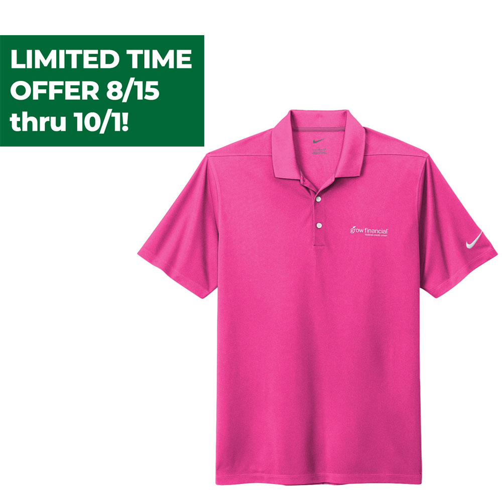 MEN'S BREAST CANCER AWARENESS POLO